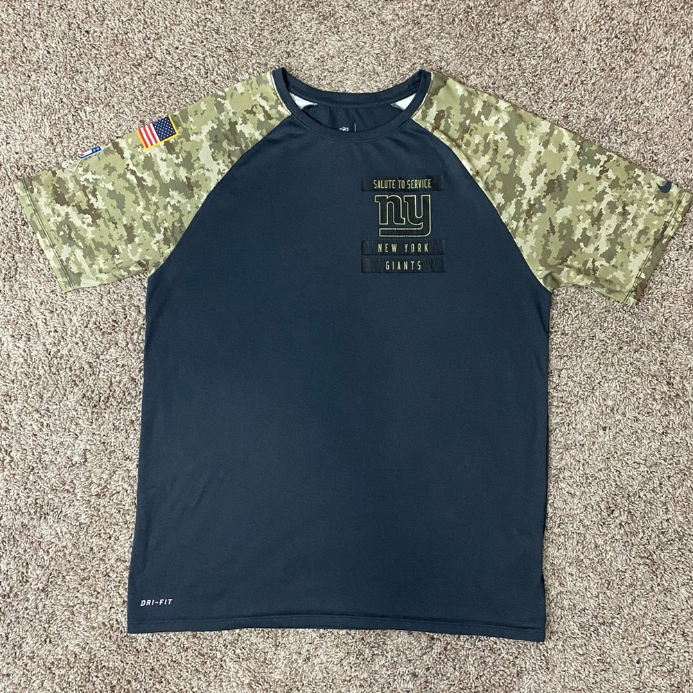 NFL NY Giants Salute To Service Youth Large Shirt